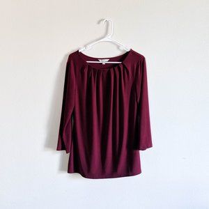 Banana Republic Pleated Neck Top